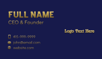 Luxury Style Boutique Business Card Design