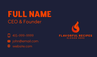 Fire Gasoline Fuel Business Card Image Preview
