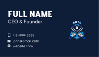 Chainsaw Carpentry Lumberjack Business Card Image Preview