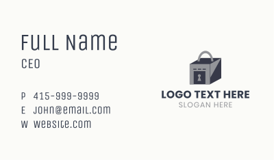 Storage Lock Box Business Card Image Preview