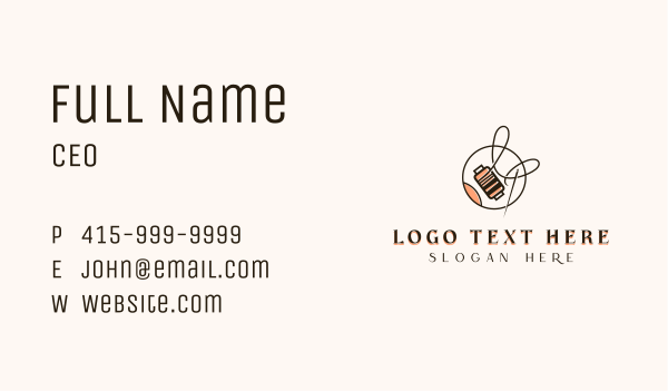 Thread Needle Tailoring Business Card Design Image Preview