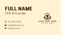 Grill Beef Barbecue Business Card Image Preview