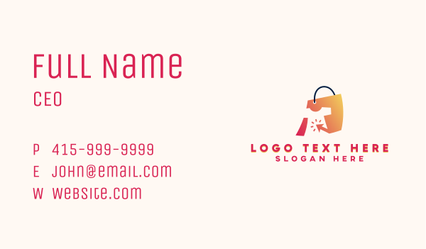 Retail Apparel Online Shop Business Card Design Image Preview