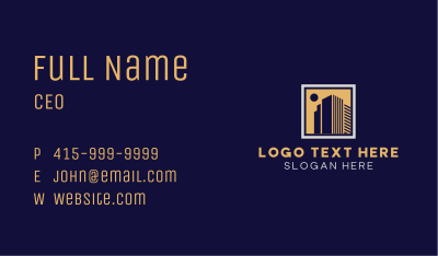 Urban Towers Architecture Business Card Image Preview