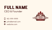Cabin Axe Builder Business Card Image Preview