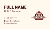 Cabin Axe Builder Business Card Preview