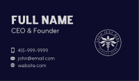 Caduceus Staff Wings Hospital Business Card Image Preview