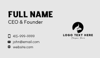 Monochrome Bull Head Business Card Design