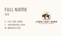 Mountain Sun Buffalo Business Card Image Preview