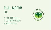 Grass Leaf Landscaping Business Card Image Preview