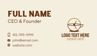 Coffee Time Clock  Business Card Image Preview