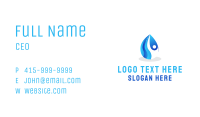 Blue Wellness Water Business Card Image Preview