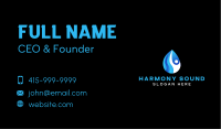 Blue Wellness Water Business Card Image Preview