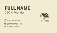 House Roof Maintenance Business Card Image Preview