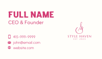 Pink Boutique Letter S  Business Card Image Preview