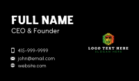 Rasta Reggae Lion Business Card Preview