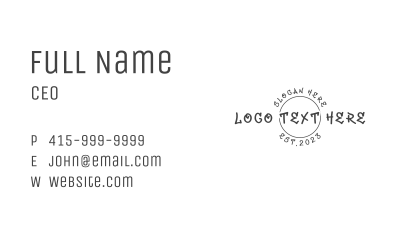 Graffiti Black Firm  Business Card Image Preview
