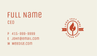 Fire Camping Emblem Business Card Image Preview