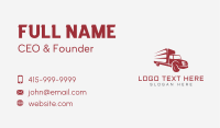 Cargo Truck Mover Business Card Image Preview