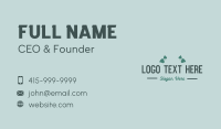 Leaves Organic Nature Business Card Image Preview