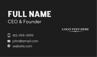 Luxury Serif Wordmark Business Card Image Preview