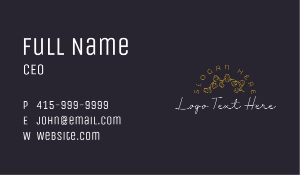 Luxury Nature Leaf Business Card Design Image Preview