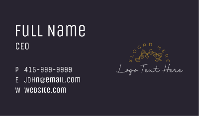 Luxury Nature Leaf Business Card Image Preview