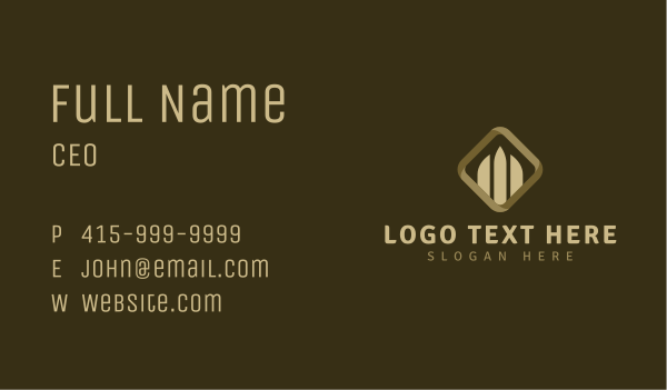 Commercial City Building Business Card Design Image Preview