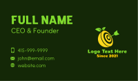 Fresh Lemon Target Business Card Design