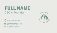 House Leaf Letter M Business Card Image Preview