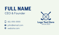 Hockey Sport Game  Business Card Image Preview