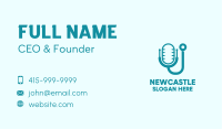 Medical Podcast Business Card Image Preview