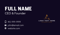 Triangle Professional Pyramid Business Card Design