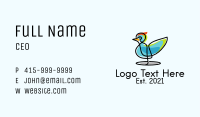 Colorful Wild Duck  Business Card Image Preview
