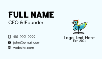 Colorful Wild Duck  Business Card Image Preview