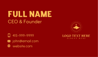 Golden Chinese Cloud Business Card Image Preview