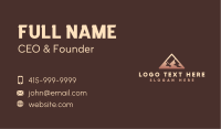 Mountain Desert Triangle Business Card Image Preview