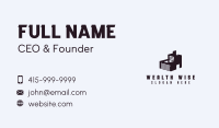 Warehouse Building Garage Business Card Design