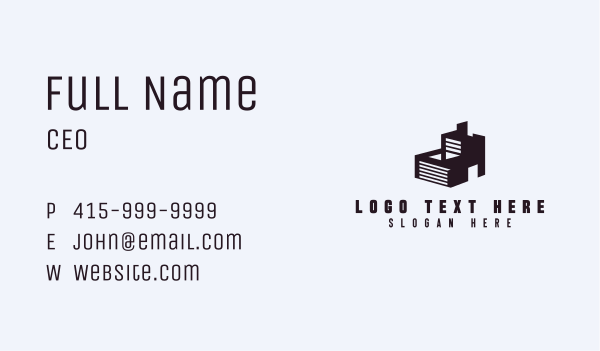 Warehouse Building Garage Business Card Design Image Preview