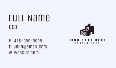 Warehouse Building Garage Business Card Image Preview