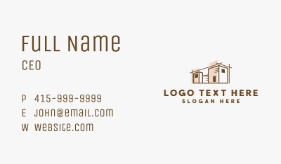 House Architect Property Business Card Image Preview