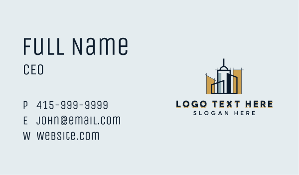 Architecture Building Business Card Design Image Preview