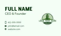 Pine Timber Saw Business Card Image Preview