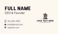 Mexican Guitar Dog Business Card Image Preview