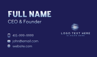 Digital Technology Sphere Business Card Image Preview