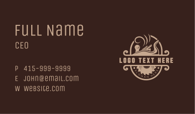 Woodwork Sawmill Planer Business Card Image Preview