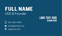 Minimalist Tech Wordmark Business Card Image Preview