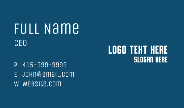 Minimalist Tech Wordmark Business Card Design Image Preview