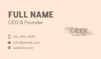 Feminine Watercolor Wordmark Business Card Image Preview