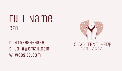 Bikini Swimsuit Boutique Business Card Image Preview
